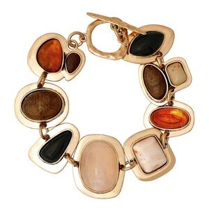 Zara Vintage OT Stones Gold Bracelet